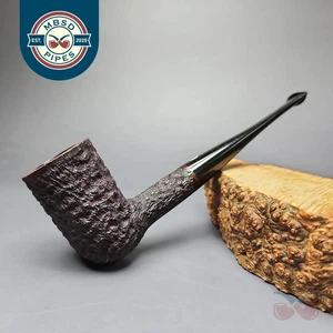 James Upshall Bark Group 6 Part Rustic "371" Dublin Estate Briar Pipe, Unsmoked - Picture 1 of 11