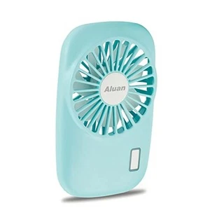 Handheld Mini Fan Powerful Small Personal Portable Speed Adjustable USB Blue - Picture 1 of 7