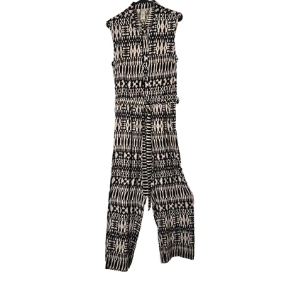 Mono Emma & Michele Mujer Negro y Crema Carrera Informal Fiesta Sin Mangas Talla 6 Foto 1 de 4