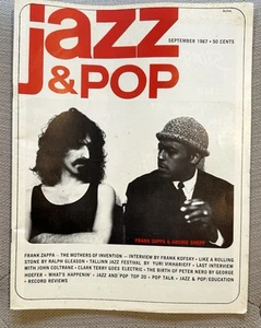 Vintage Jazz Music Magazine Jazz & Pop Sept. 1967 Frank Zappa Archie Shepp - Picture 1 of 7