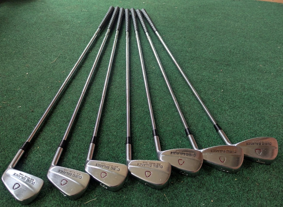 Juego de hierro de forja Cubic Balance Micro Precision # 3,4,6,7,8,9,PW eje de acero S diestro Foto 1 de 4