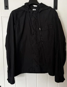 CP Company 50 Fili Garment Gafas Teñidas Chaqueta/Sobrecamisa Talla XL Negro - Imagen 1 de 13