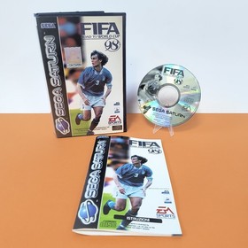 FIFA ROAD TO WORLD CUP 98 SEGA SATURN PAL ORIGINALE COMPLETO