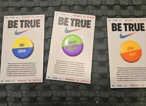 Seltene Nike Be True Pride Pins Brandneu Limited Edition - Bild 1 von 2