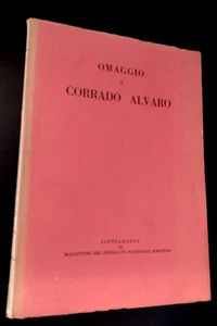 OMAGGIO A CORRADO ALVARO / Edizione numerata di 1000 esemplari / 1957 - Imagen 1 de 1