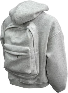 Backpack Hoodie - Hoodie Backpack, Onerazy- Travelshell Hoodie - Picture 1 of 13