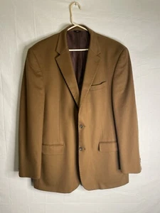 Grant Thomas From Lord  & Taylor Mens 46L Cashmere Sport Coat Brown 2241 - Picture 1 of 10