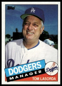 1985 Topps #601 Tom Lasorda - Picture 1 of 2