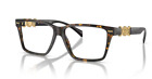 Versace  0VE3335F 5404 Havana Rectangle Women&#39;s Eyeglasses
