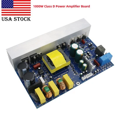Peak 1000W Class D Power Amplifier Board Mono Amp w/ Switching Power Supply USA - Image 1 of 4