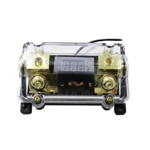Digital Display ANL Inline Fuse Holder 100 Amp Car Amplifier Audio 0 4 AWG Gauge - Picture 1 of 11