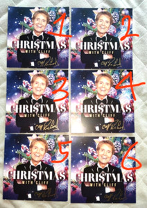 Cliff Richard & Hand Signed Art Card Christmas With Cliff CD  2022 ready to post