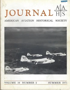 AAHS Vol 16 # 2 (Summer 1971) American Aviation Historical Society Journal - Picture 1 of 1