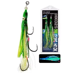 Hybrid Octo Jig Replacement Gang Hooks Slow Jigging 2 Sets 6/0 Hooks - Bild 1 von 12