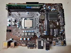 MSI H110M Pro-VH m-ATX Motherboard intel Core i3-6100 @3.7GHz LGA 1150 Socket H3 - Picture 1 of 1