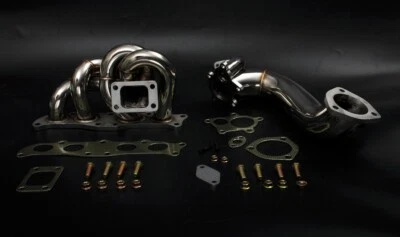 Colector turbo de igual longitud T3/T4 SS + DP para Toyota MR2 3S-GT 3S-GE 91-1995 Foto 1 de 3