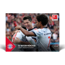 Topps Now Bundesliga 2021-22 - Card 049 - Bayern Munich - 4 goals in 7 minutes