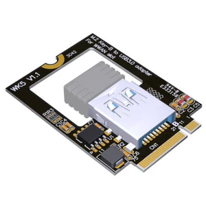Laptop M.2 B Key to Wireless WiFi Network Card USB 3.0 SSD NGFF 3042 Converter - Picture 1 of 5