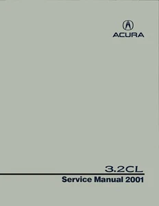 2001 Acura 3.2CL Service Shop Repair Manual Engine Drivetrain Electrical Book OE - Picture 1 of 1