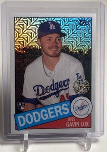 2020 Topps Gavin Lux 1985 Topps Chrome Silver Pack Promotion RC Card #85C-48
