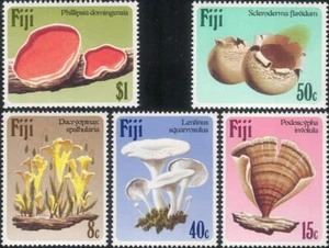 Fiji 1984 Fungi/Mushrooms/Plants/Nature 5v set (b2219) - Picture 1 of 1