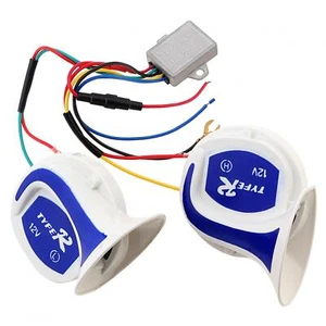 Altavoz automático bocina clásica en forma de caracol de 18 tonos sirena 115db súper fuerte EE. UU. - Imagen 1 de 10