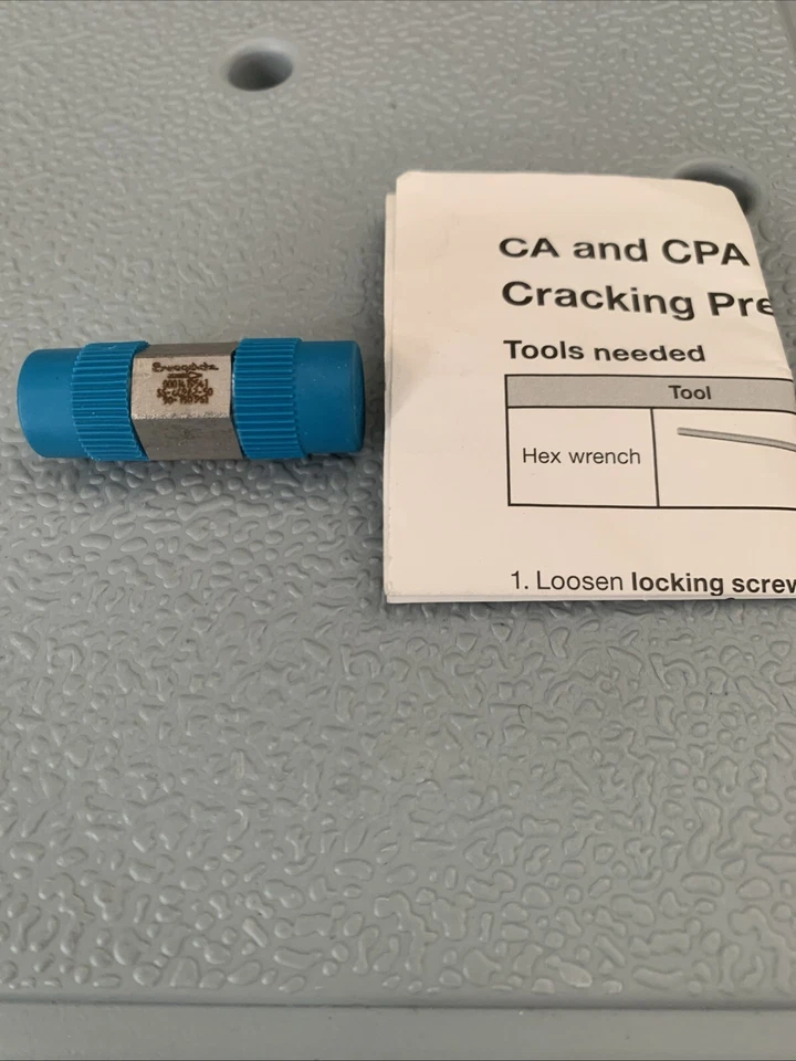 Swagelok SS-4CPA2-50 Stainless Steel 1-Piece Poppet Check Valve 50-150 PSI - Image 1 of 1