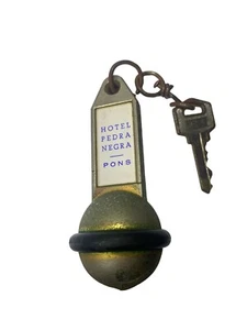 Vintage Hotel Pedra Negra Room Key & Fob #103 - Picture 1 of 4