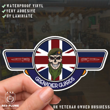 Grenadier Guards UV Laminated Vinyl Sticker - Wings