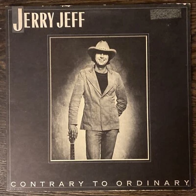 Джерри Джефф Уокер вопреки обычной виниловая пластинка оригинал кантри запись VG - Изображение 1 из 4