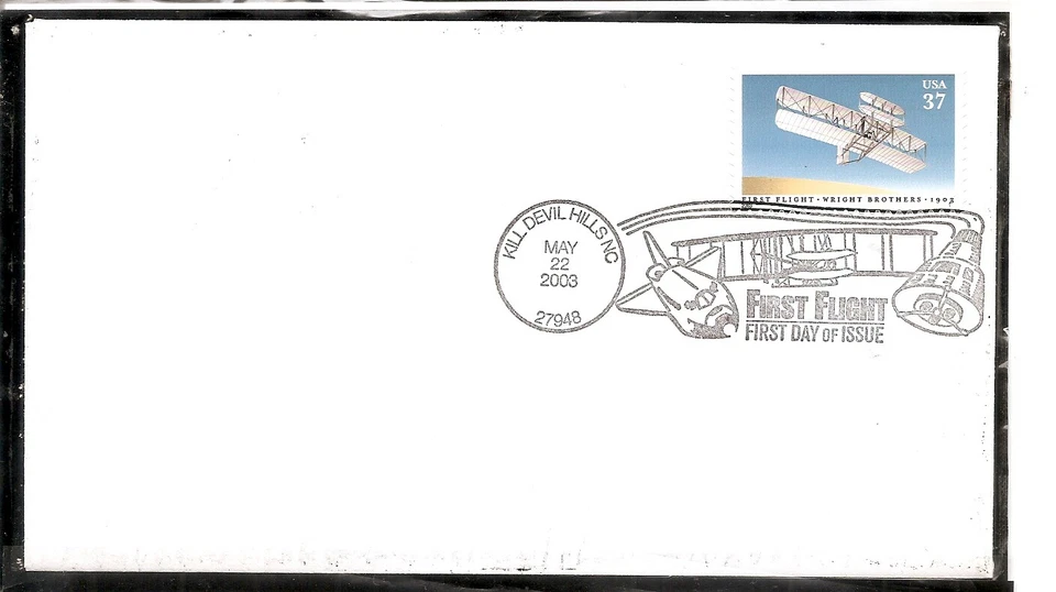 US SC # 3783 First Fligh FDC. Ready For Cachet - Image 1 of 1