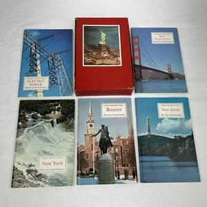 Vintage 'Know Your America Program' American Geographical Society - 5 Booklets - Imagen 1 de 17