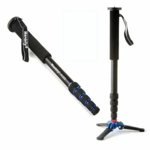 Professional Carbon Fiber/Aluminum Camera Monopod + Tripod Stand Base Mount - Picture 1 of 13