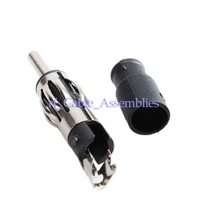 4pcs Brand New Male Car Radio Antenna Plug male Connector Adapter -AM/FM Hot - Picture 1 of 3