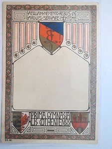 Prima Gymnasialis Cotheniensis Köthen - Zirkel Farben / Karte Studentika - Picture 1 of 1