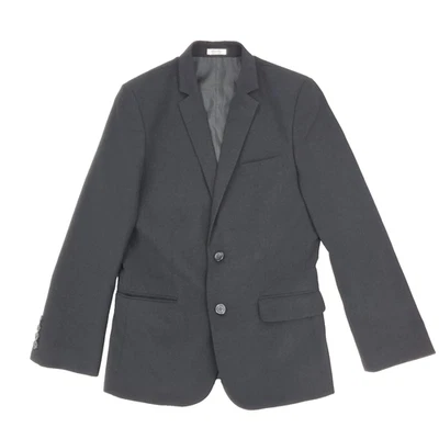 Blazer Traje Calvin Klein Niños 12 Regular Negro 2 Botones Sólido Foto 1 de 4