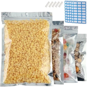 200-Pack Reclosable Small Mylar Bags for Food Storage 4.7" x 8" Ziplock Pouch... - Picture 1 of 9