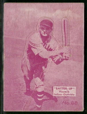 1934-36 Batter-Up (R318) #68c Joe Vosmik (PR) - Image 1 of 2