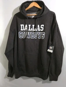 Dallas Cowboys NFL Football Gray Authentic Practice Fleece Hoodie Sweatshirt XL - Picture 1 of 8