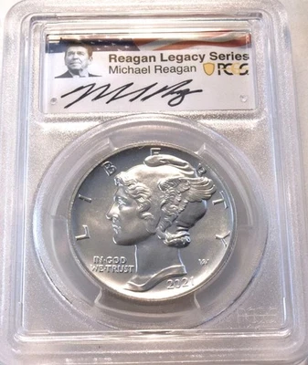 American Eagle 2021 $25 graduación profesional MS 70 paladio 1 oz. FDOI Reagan Legacy una onza Foto 1 de 4