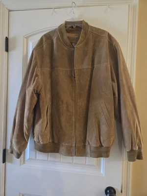 Винтажная мужская замшевая куртка размер XL - Изображение 1 из 4