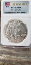 2023 American Silver Eagle Graded MS-70 PCGS  with Flag Label