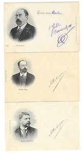 JUDAICA AFFAIR DREYFUS 3 Card Set Zola Master Labori - Picture 1 of 1