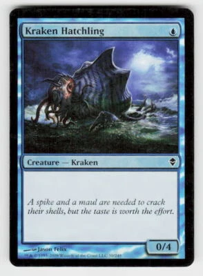 Zendikar #50 Kraken Hatchling FOIL - Image 1 of 2