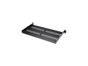 StarTech CABSHELFV1U 1U Rack Shelf - 10" Deep - Steel - Vented Rack Shelf - Rack - Picture 1 of 2