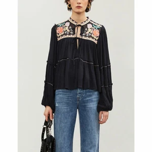NEU $ 148 FREE PEOPLE IN LEBENDIGEN FARBEN BESTICKTES TOP, XSMALL - Bild 1 von 11