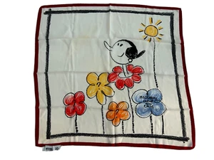 Seidentuch von Moschino 62 x 65 cm Reihe Cheap and Chic Mit Comic-Heldin Olivia - Bild 1 von 1