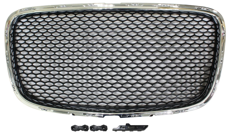 MIT Front Grille Chrome-Black SRT Style FOR '2015-'2016 Chrysler 300/300C NEW ~ - Image 1 of 1