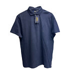 Polo Ralph Lauren Short Sleeve Shirt Navy Blue Classic Fit Mesh Custom Slim $125