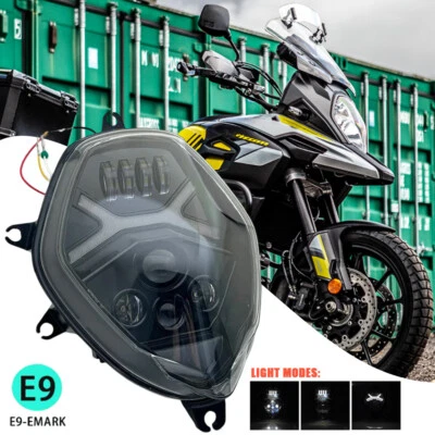 Farol de LED para Suzuki V-Strom 650 1000 DL650 DL1000 DRL lâmpada plug and play - Imagem 1 de 4